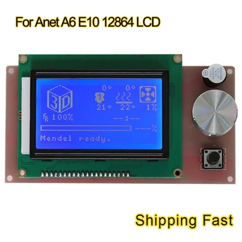 Anet A6, E10 12864 kajastatud, LCD-Ekraan, Nutikas Ekraani kontrollermooduli Paindlik Korter Lint Kaabel 3d Printer KALDTEED 1.4 Arduino osad