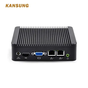 KANSUNG K190S In-tel Celeron 2 RJ-45 Port Gigabit LAN J1900 Quad Core HD Graphics Desktop Fanless Mikro Arvuti