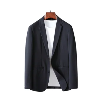 M-härrasmees, bankett äri-vormingus suvel õhukesed vabaaja ülikond pulm groomsmen Bingsi sobiks kaks tükki