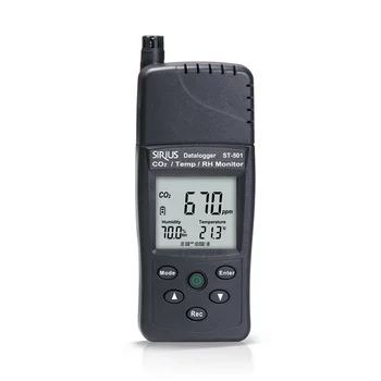 S-501 Tenmars Õhu Kvaliteedi (IAQ) CO2/Niiskuse ja Temperatuuri Jälgida Sisemise CO2 Alarm Buzzer