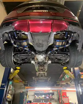 HMD Titaani Sulam väljalaskesüsteemi Downpipe Sobib Kia Stinger Summuti ventiiliga Auto Tarvikud Auto Muutmine