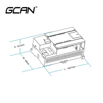 GCAN-PLC-324-E / R Integreeritud Programmeeritav Loogika Kontroller Saab Ühendada CAN-bus Süsteemi Ja Modbus ' i Süsteem