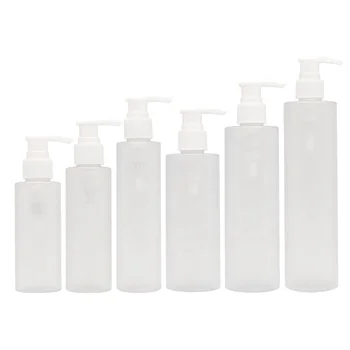 Plastikust Jäätunud Emulsioon Pudel Šampooni Pump 100-500ml Silindriline Plastikust Pudel Aerosooli Pump Kosmeetika Pakendid