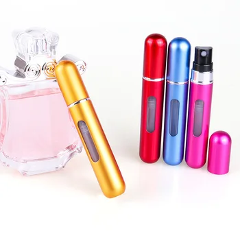 50tk 8ml Parfüümi Spray Pudel Mini Kaasaskantav Korduvtäidetavaid Alumiinium Pihusti Pudel Konteiner Parfüümi Täitke Reisi Kosmeetiline Vahend