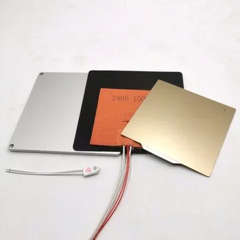 Väike-M V4 3D Printer DIY soojendusega Sooja Voodi Alumiinium Plaat silikoon kütteseade magnet PEI lehe Z-Telje kandeplaat 150MM